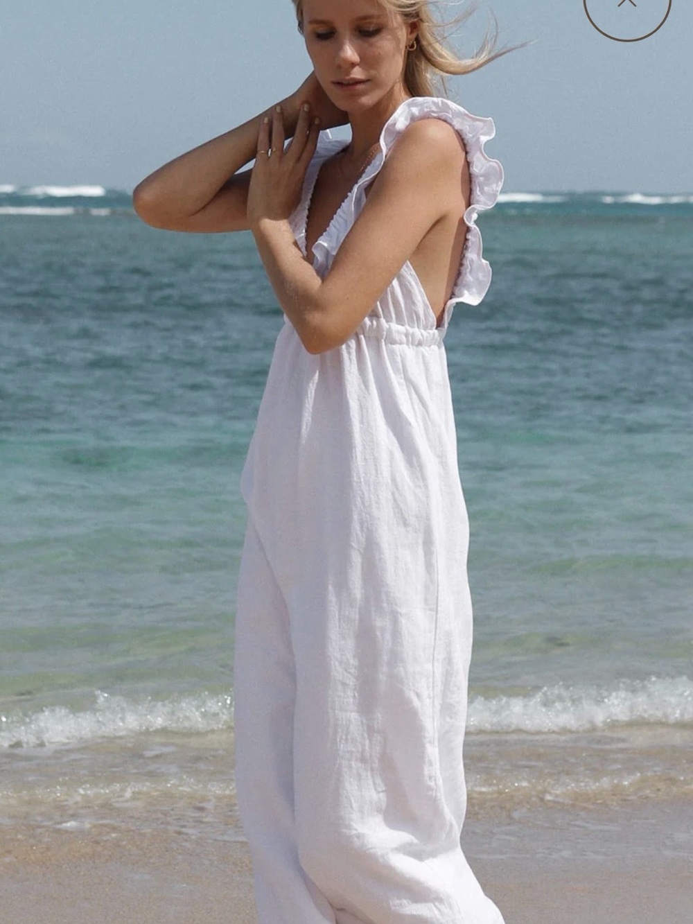 Milos Dress in White from Harly Jae